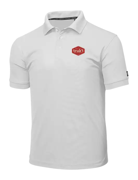 OGIO Bright White Caliber 2.0 Polo w/Truk't Logo