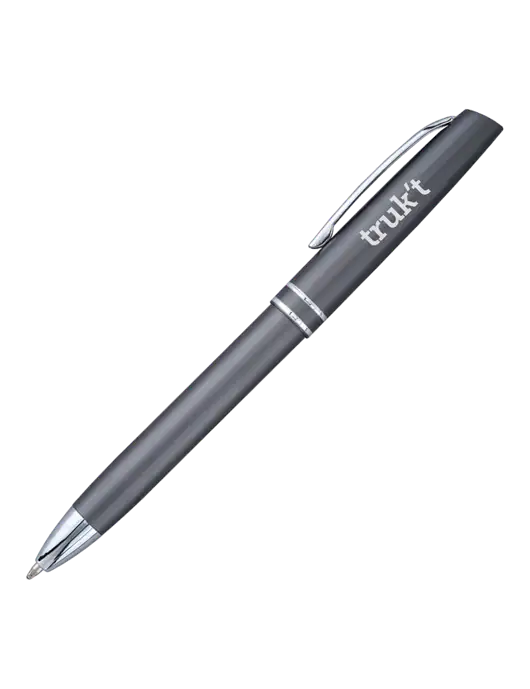 Gunmetal Anguilla Black Ink Pen w/Truk't Logo