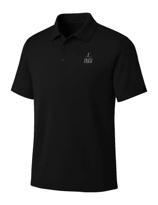 OGIO Blacktop Framework Polo w/Fritz Farm Logo