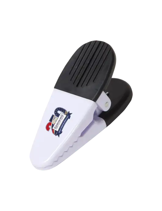 Magnetic White Power Clip w/Geronimo 250th Logo