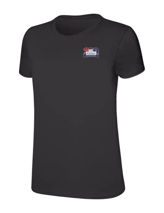 Womens Ring Spun Charcoal 4.5 oz T-Shirt w/Hendricks 250th Logo
