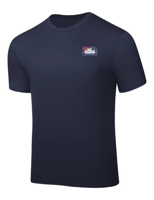 Navy PosiCharge Competitor Tee w/Geronimo 250th Logo