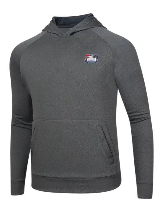 Tech Graphite Heather Fleece Hooded Sweatshirt w/Geronimo 250th Logo