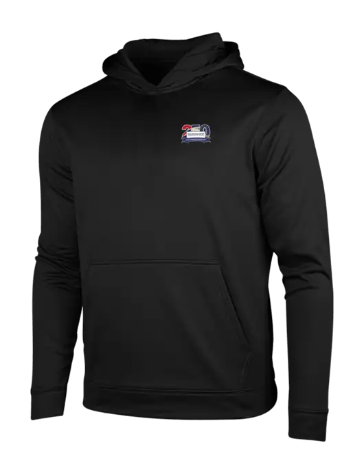 Black Fleece Sport-Wick Hooded Pullover w/Geronimo 250th Logo