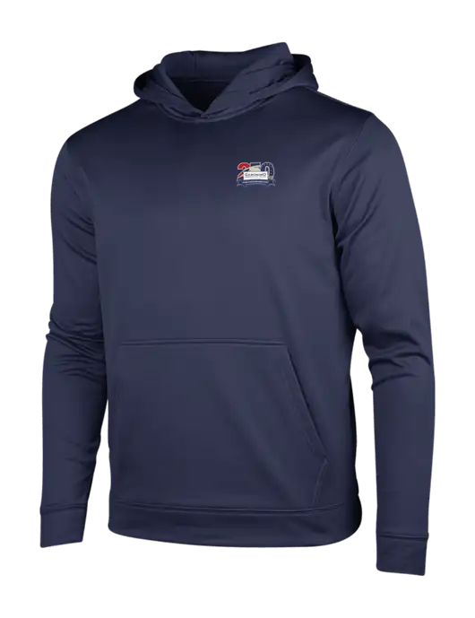 Navy Sport-Wick Fleece Hooded Pullover w/Geronimo 250th Logo