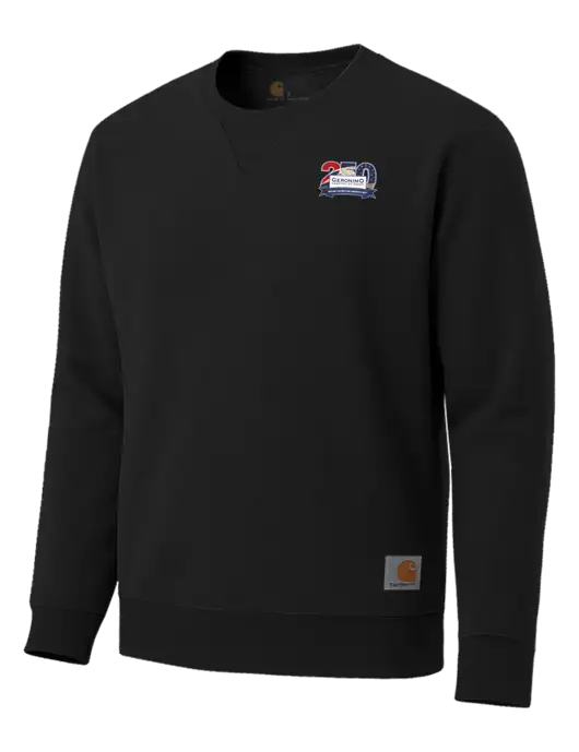 Carhartt Black Midweight Crewneck Sweatshirt w/Geronimo 250th Logo