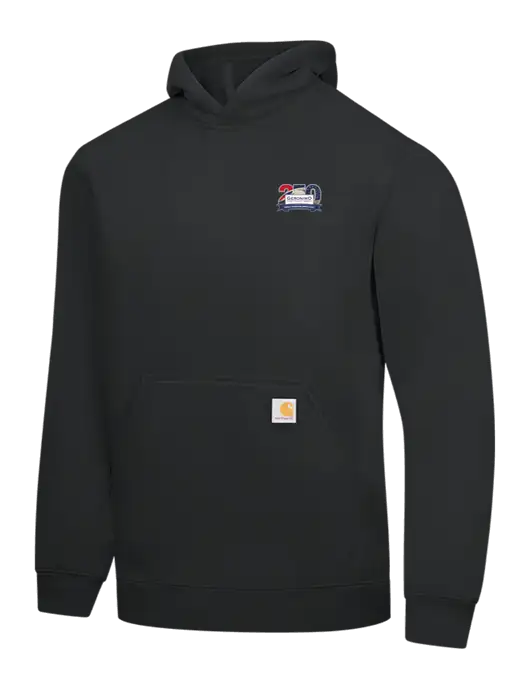 Carhartt Black Midweight Hooded Sweatshirt w/Geronimo 250th Logo
