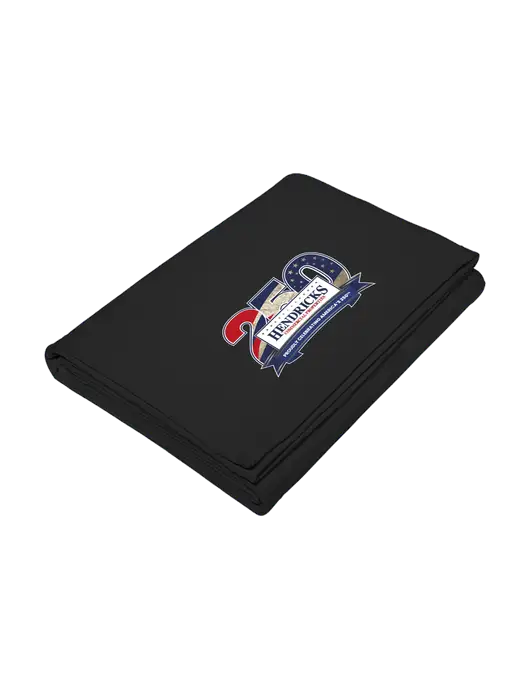 Core Black Fleece Sweatshirt Blanket w/Hendricks 250th Logo
