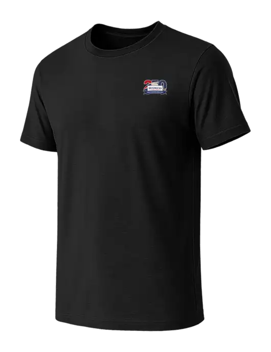 BELLA+CANVAS Black CVC Short Sleeve Tee w/Hendricks 250th Logo