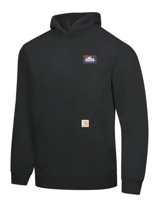 Carhartt Black Midweight Hooded Sweatshirt w/Hendricks 250th Logo