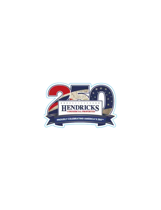 Hendricks 250th Small Decal, 4.5" Wde