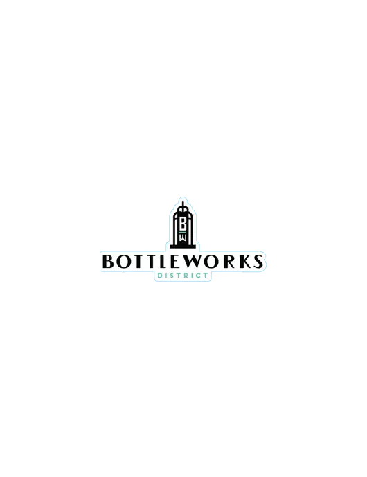 Bottleworks District Small Decal (4.5"w)