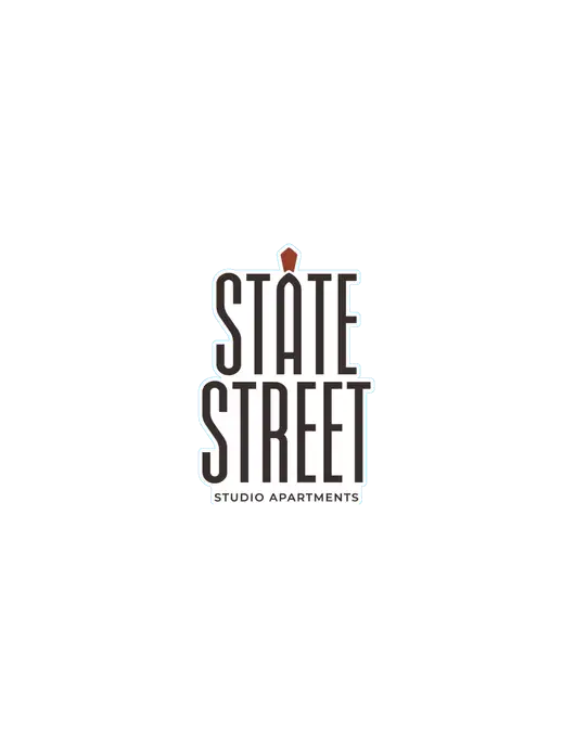 State Street Studio Small Decal (2.25"w)