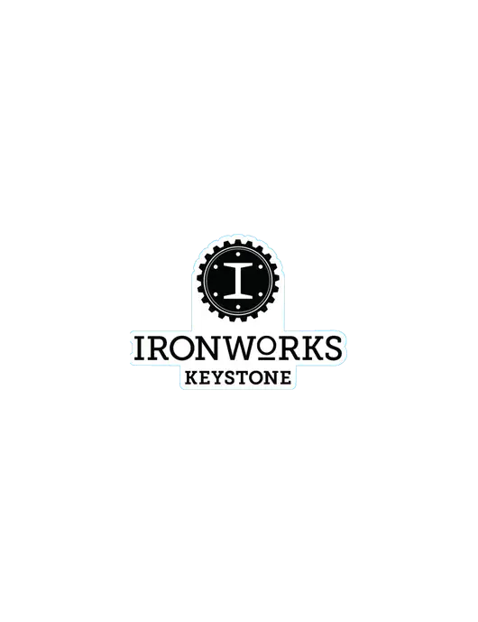 Ironworks at Keystone Small Decal (3"w)