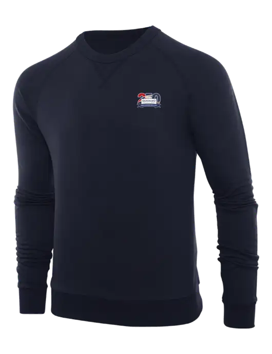 Allmade Dark Navy Organic French Terry Crewneck Sweatshirt w/Geronimo 250th Logo